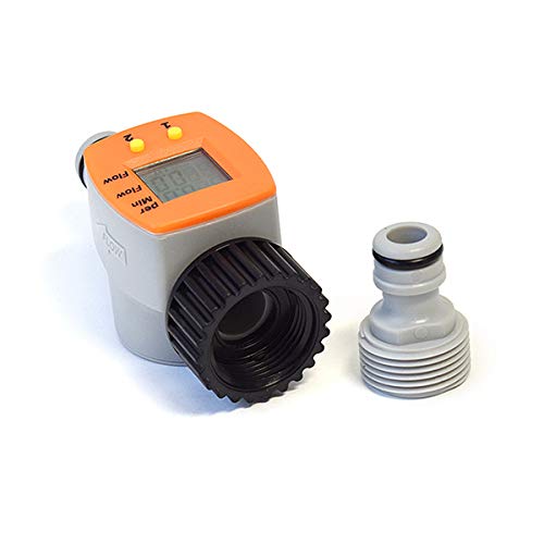 Water-saving Flow Meter AS-111 (instantaneous and Cumulative Flow Rate Display) (purchase the Main Unit and Fitting Set)