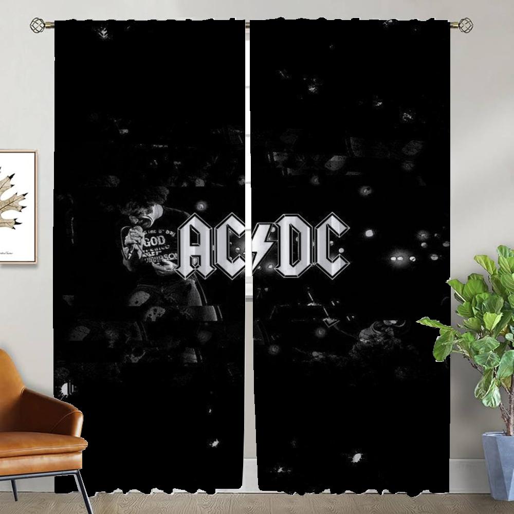 

Современные шторы для гостиной для камеры AC&DC Shades Window Curtain Tulle для спальни Home Interior Curtions 2 Pieces Partition W50xH70cmx2pcs-CL