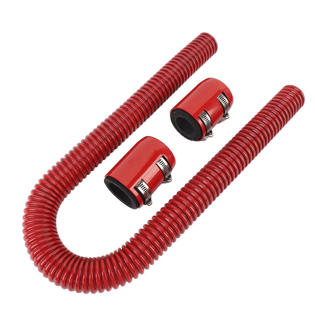 Kit Tubo Flessibile per Radiatore in Acciaio Inossidabile da 36 Pollici Con Fascette in Billetto Universale Flessibile per Radiatore