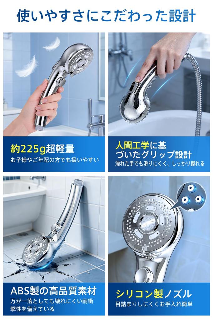 2026 Innovation Shower Water Saving and Water Bubble Shower Head with Water High Water Powerful Pore Dirt Skin Beautiful and Heat Bathroom Shower Mist
