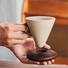 Beautiful Tapered Coffee Cup Ceramic Construction Preserves Heat Microwave Dishwasher Safe Comfort Hold Excellent Gift