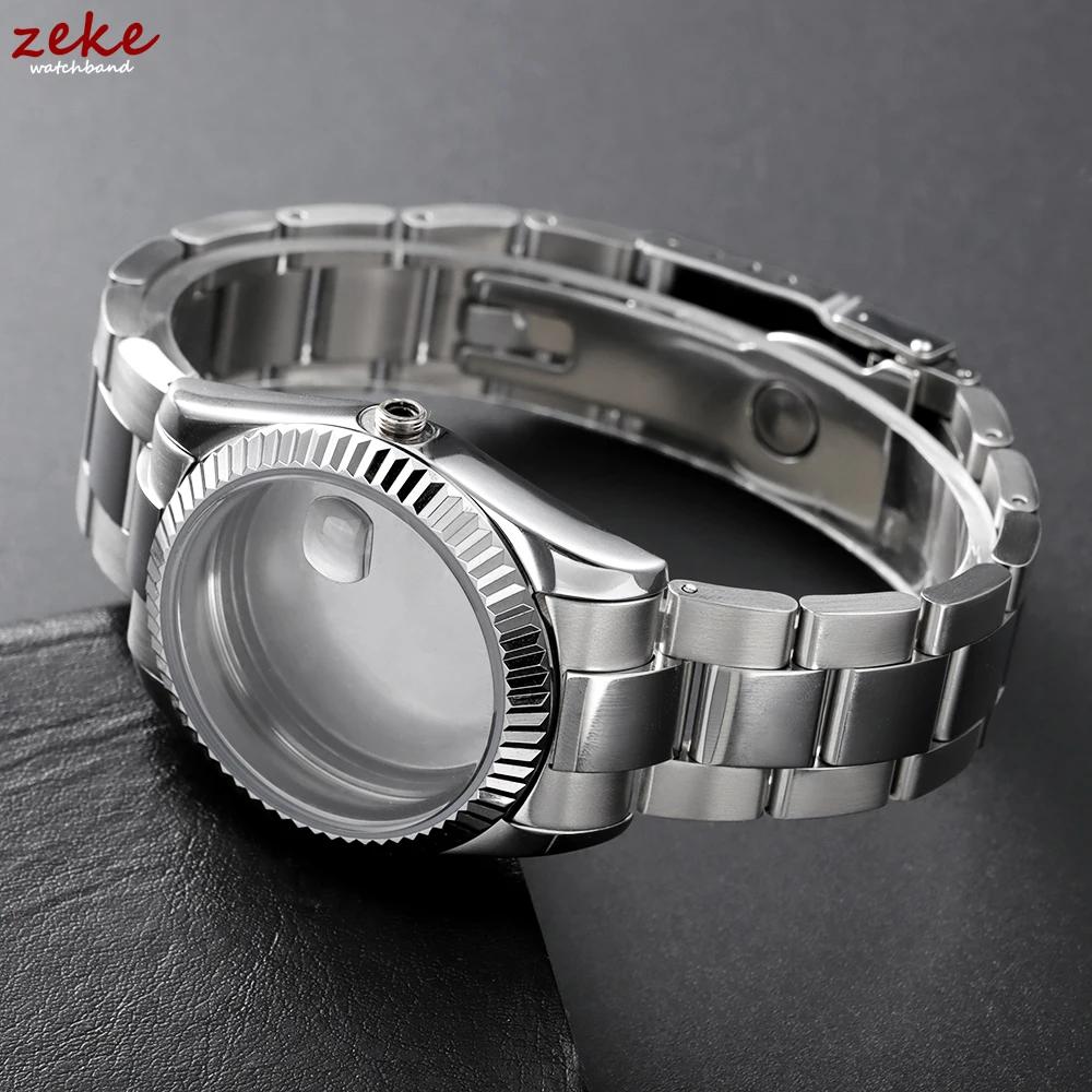 Luxury Solid Stainless Steel Band Folding Buckle 20mm Straps for Rolex Water Ghost Daytona Diving Belt Men's Watch Accessories