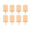 Wooden Popsicle Toy Set for Kids Pretend Play Ice Cream Accessories