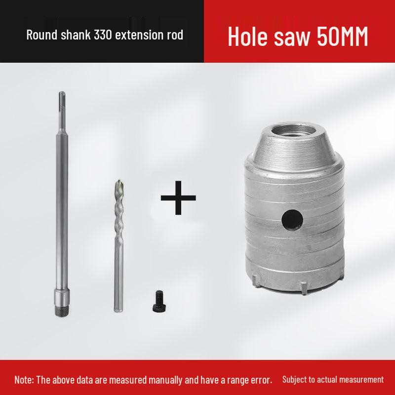 Electric Impact Drill Bit for Cement and Brick Walls - Dry Drilling Opener for Air Conditioner and Water Pipe Installations