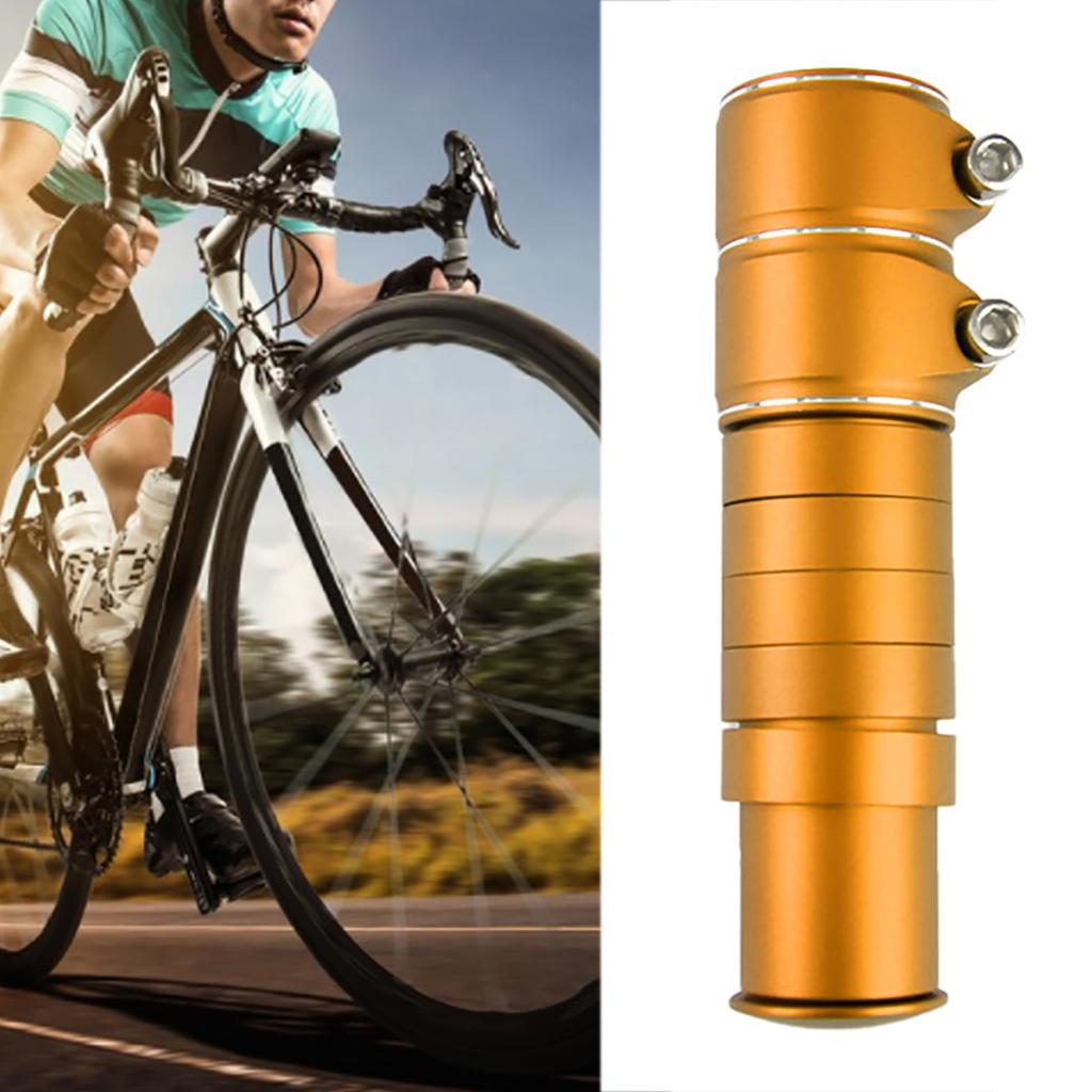 Bike Stem Riser Handlebar Extender Bicycle Fork Stem for Road Bike Mountain Bike Aluminium Alloy