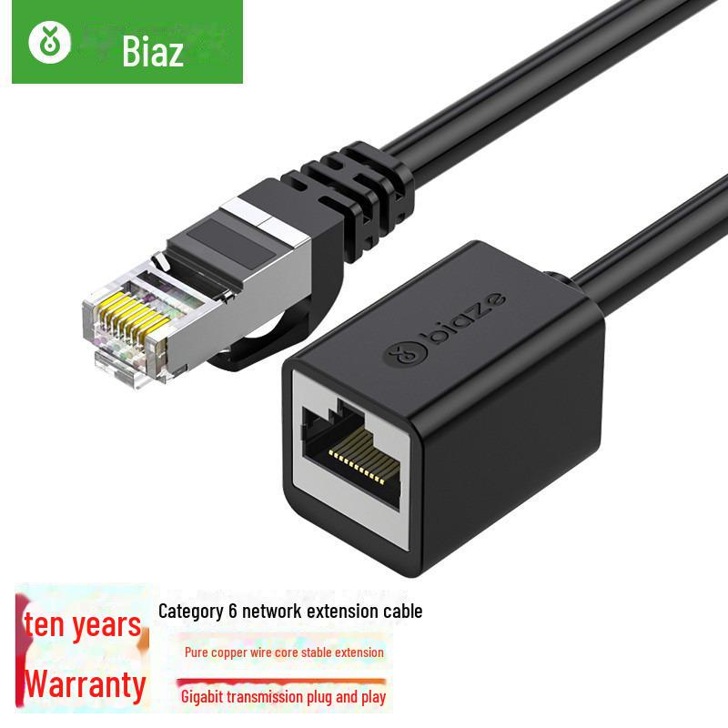 Biaz Gigabit RJ45 Network Extension Cable - Ethernet Port Extender