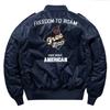 Winter Men's Jacket Military Motorcycle Ma-1 Aviator Pilot Men Baseball Bomber Jacket Men