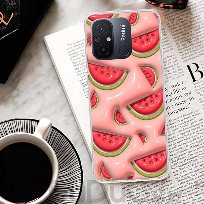 Watermelon Summer Fruit Cover For Xiaomi Redmi 13 13C 14C 12 12C 10 10C 9 9C 9T 9A Phone Case 10A 8A 8 7A 7 6A 6 K80 K70 K60 K20