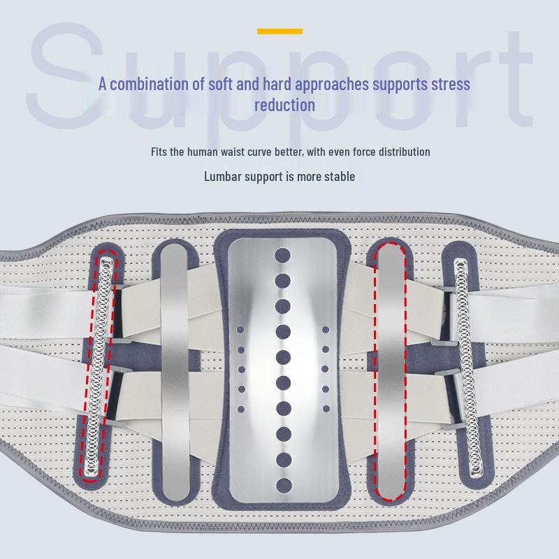 New German Lumbar Support Belt: Widened, Breathable, Warm, and Ideal for All Seasons