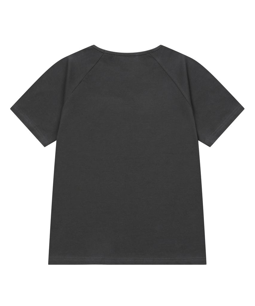 MUCENT Malti Heart Camo Raglan Short Sleeve T-Shirt (3 Colors)