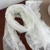 Long Women's Lace Scarf Korean Version Female Headscarf Versatile Sunscreen Shawl