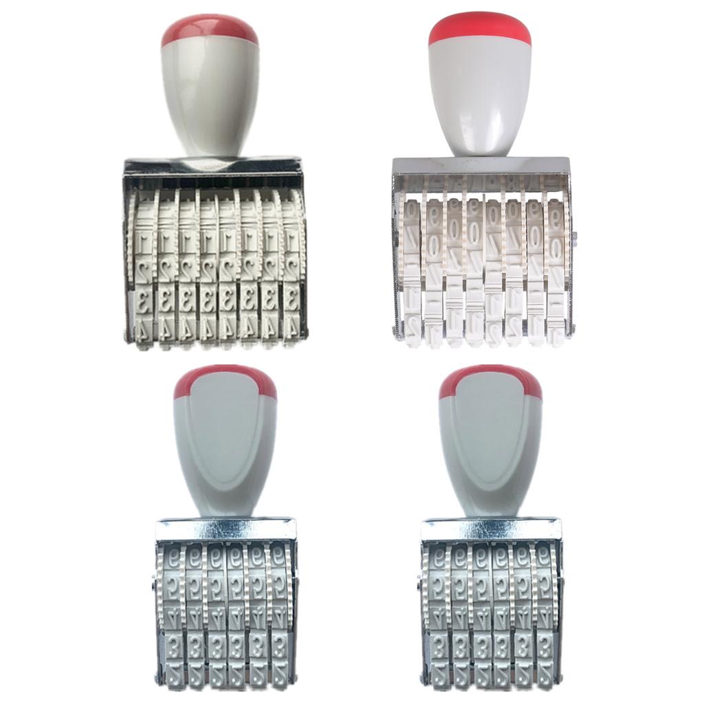 Gumové datumové razítko 6 číslic 8 číslic Gumové razítko Liniové datumové razítko Kancelářské razítko Rotační razítko pro Scrapbooking Balení Řemeslo