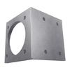Industrial 86 Stepper Motor Bracket Strong Aluminum Designs Motor Base Easy to Carry 86 mm Stepper Motor Support Base
