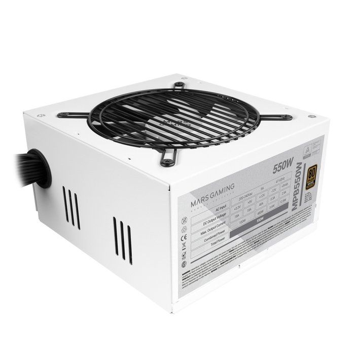 Alimentation - Mars Gaming - MPB550 - 550W ATX - 80Plus Bronze - Ventilateur 120mm AI-RPM