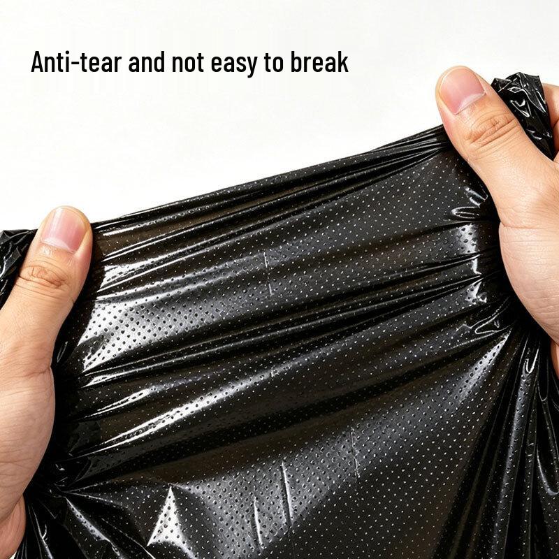 WOLSGIN Black Drawstring Garbage Bags