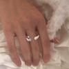 Cute Silver Angel Wings Star Ring For Women Adjustable Open Ring Personality Jewelry Accessories Gift