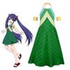 Fairy Tail Wendy Marvell Cosplay Costume For Anime Role Play With Spandex Material For Women