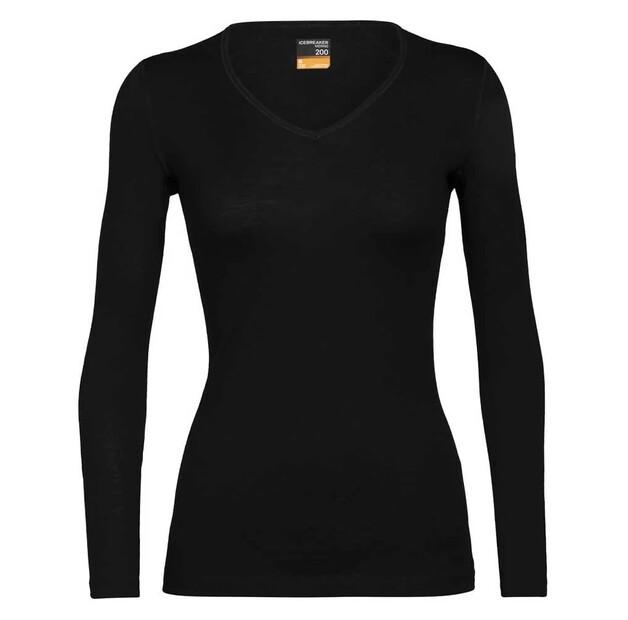 Icebreaker Базовый слой с длинным рукавом 200 Oasis V Neck Merino