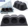 Supporto per Pod Triplo Universale 52mm 2" a 3 Fori per Cruscotto Auto, Portastrumenti, Tazza Strumenti, Plastica ABS Nera, Accessori Auto