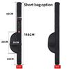 Portable Fishing Rod Bag with Adjustable Shoulder Strap 118/128cm Durable Fishing Pole Reel Storage Case for Outdoor Fishing Trips