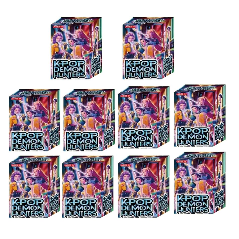 Anime Kpop "Devil Hunter" blind box, detachable fun blind bag, small statue, peripheral model, desktop blind box, decorative gif