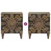 Nightstand Brown 40 x 33.5 x 46 cm Solid Mango Wood