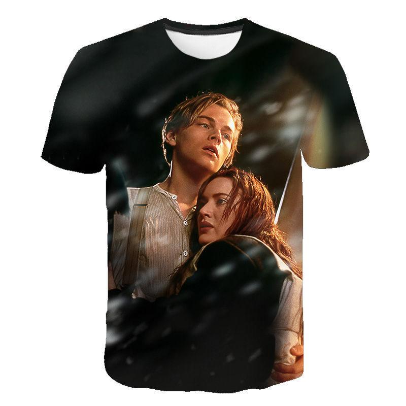 Titanic Movie 3D Printed T-Shirts Men Women Casual Fashion Streetwear Oversized Short Sleeve T Shirt Male Tees Tops Man Clothing