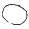 Terahertz Beaded Necklace Men Women Fashionable Purify Fatigue Relief Energy Stone Necklace for Work