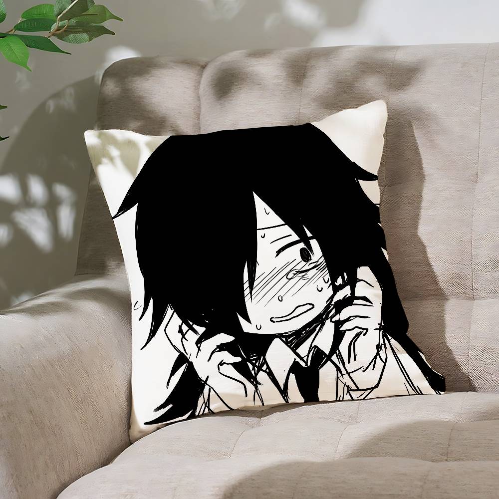 Cute KTomoko KurokiS Pillow Case Throw Pillow Cover Nordic Vintage Style Cushion Covers Home Living Room Sofa Couch Seat