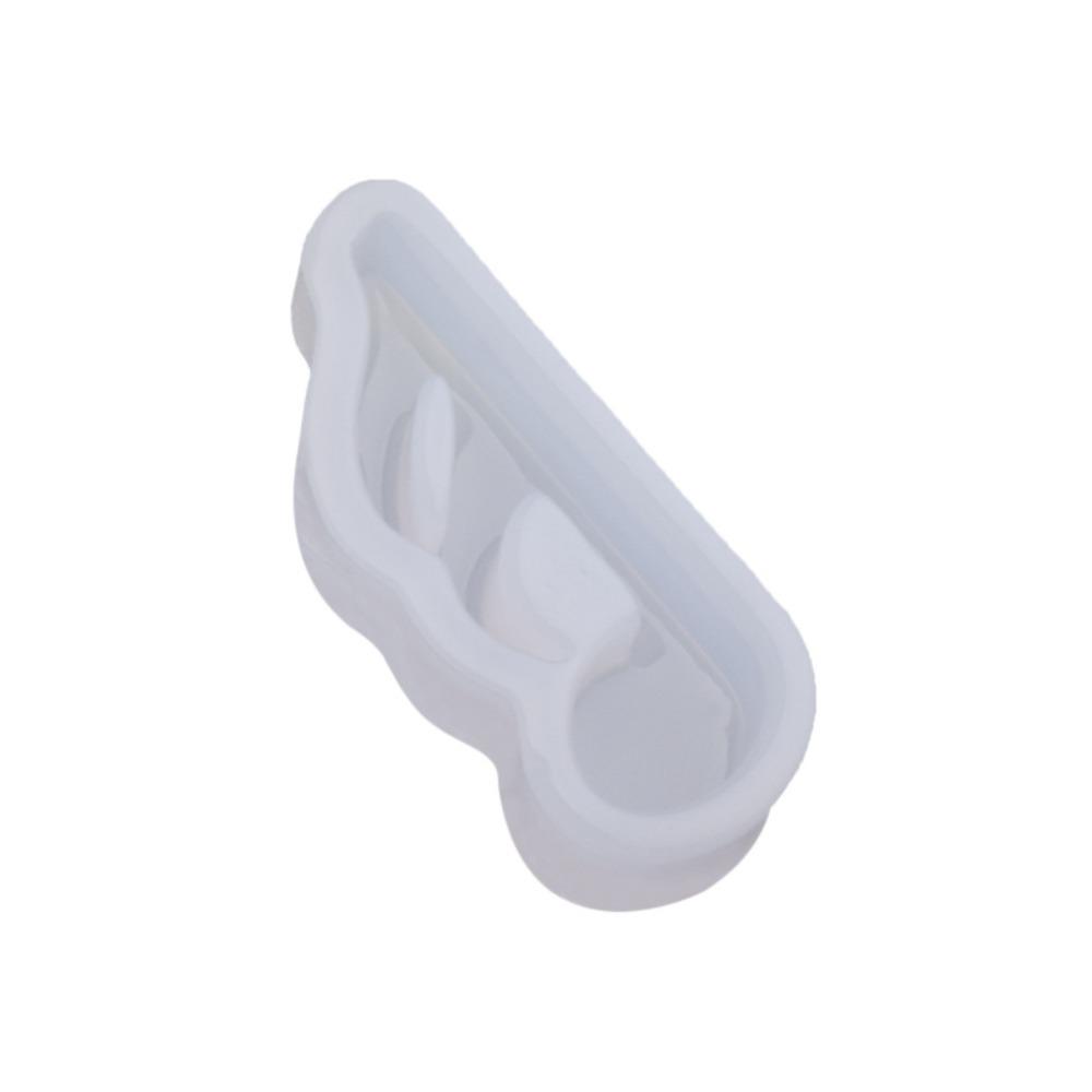 4pcs Silicone Unique Silicone Mould White Music Note Silicone Freshie Mould  Jewelry Pendant