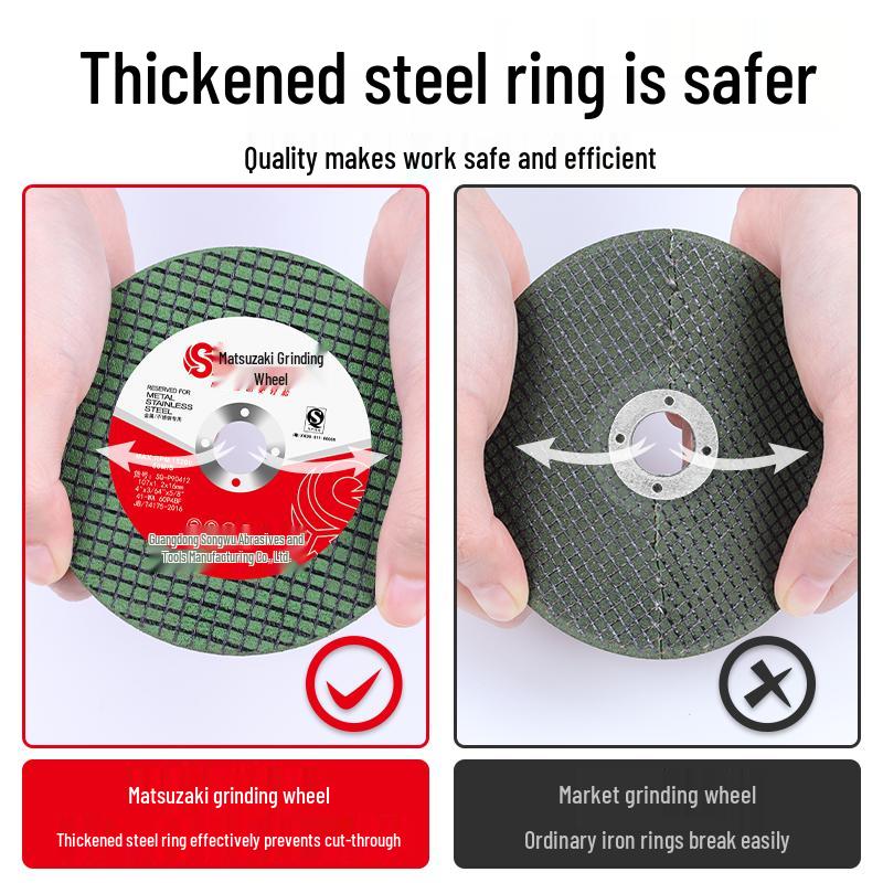 107mm Angle Grinder Cutting Disc for Metal & Stainless Steel - 125mm Grinding Wheel & Saw Blade