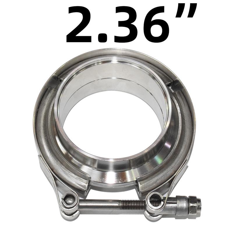 304 Stainless Steel 2“ 2.25"2.5" 3" V band Clamp 3"Inch V-band 2.5 3 Inch Exhaust Flange 76mm Turbo Exhaust Vband V Clamps Kits