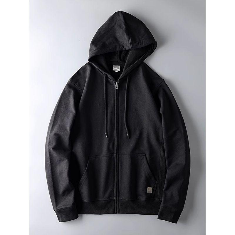 Zipper Sweater Deconstructed Export American Style Casual Cardigan