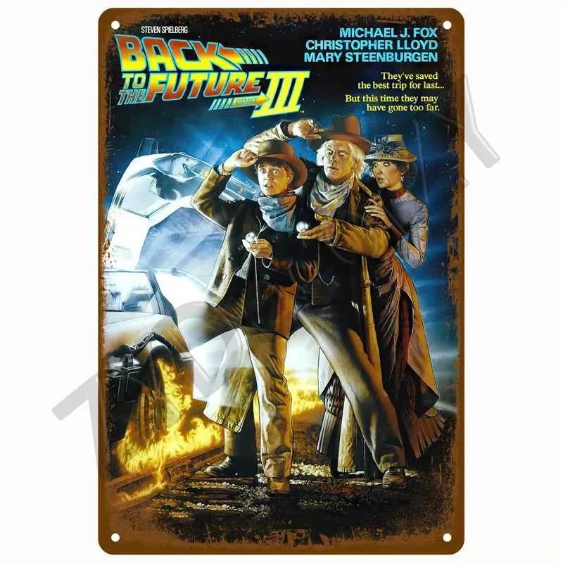 Metal Vintage Poster Tin Sign Decoration Retro Movie Metal Sign Plaque For Man Cave Bar Painting Cinema Wall Art Home Decor Film