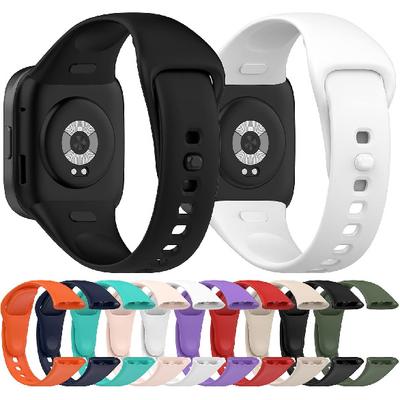 Sport Silicone Wrist Bands Compatible with Xiaomi Redmi Watch 3/ Mi Watch Lite 3 Replacement Accessories Strap Waterproof One Size 5.5"-8.7"