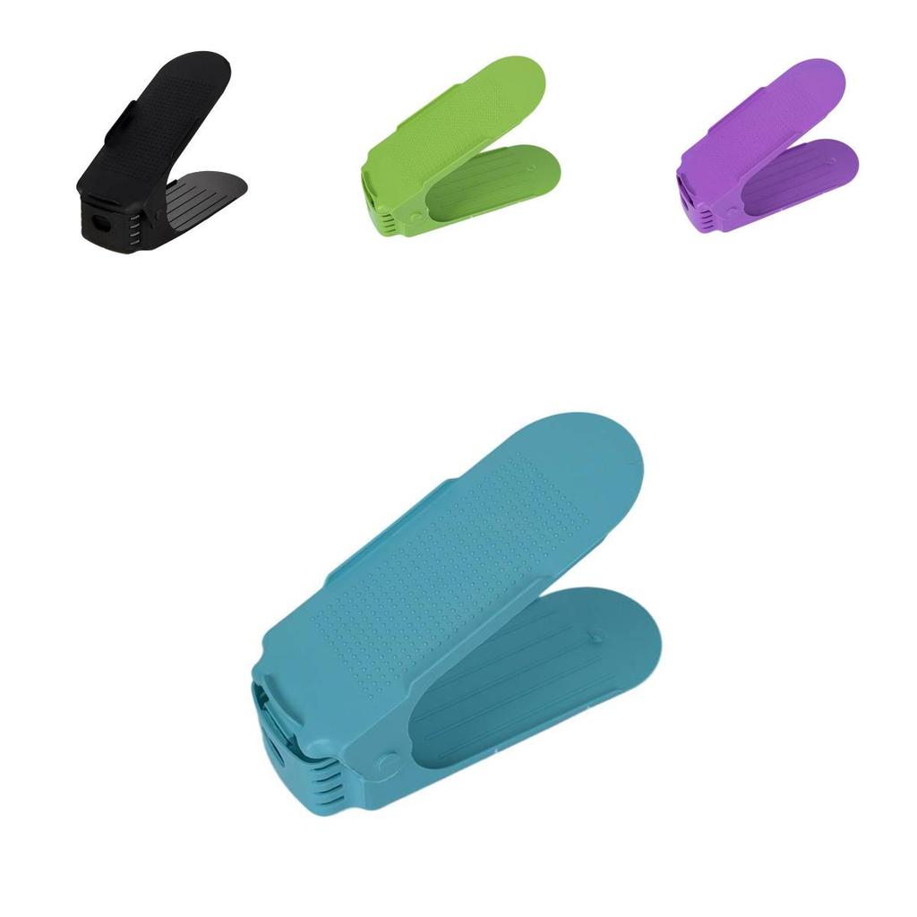 Classic Black Adjustable Shoe Organizer Space-saving Storage Rack For Stylish Homes