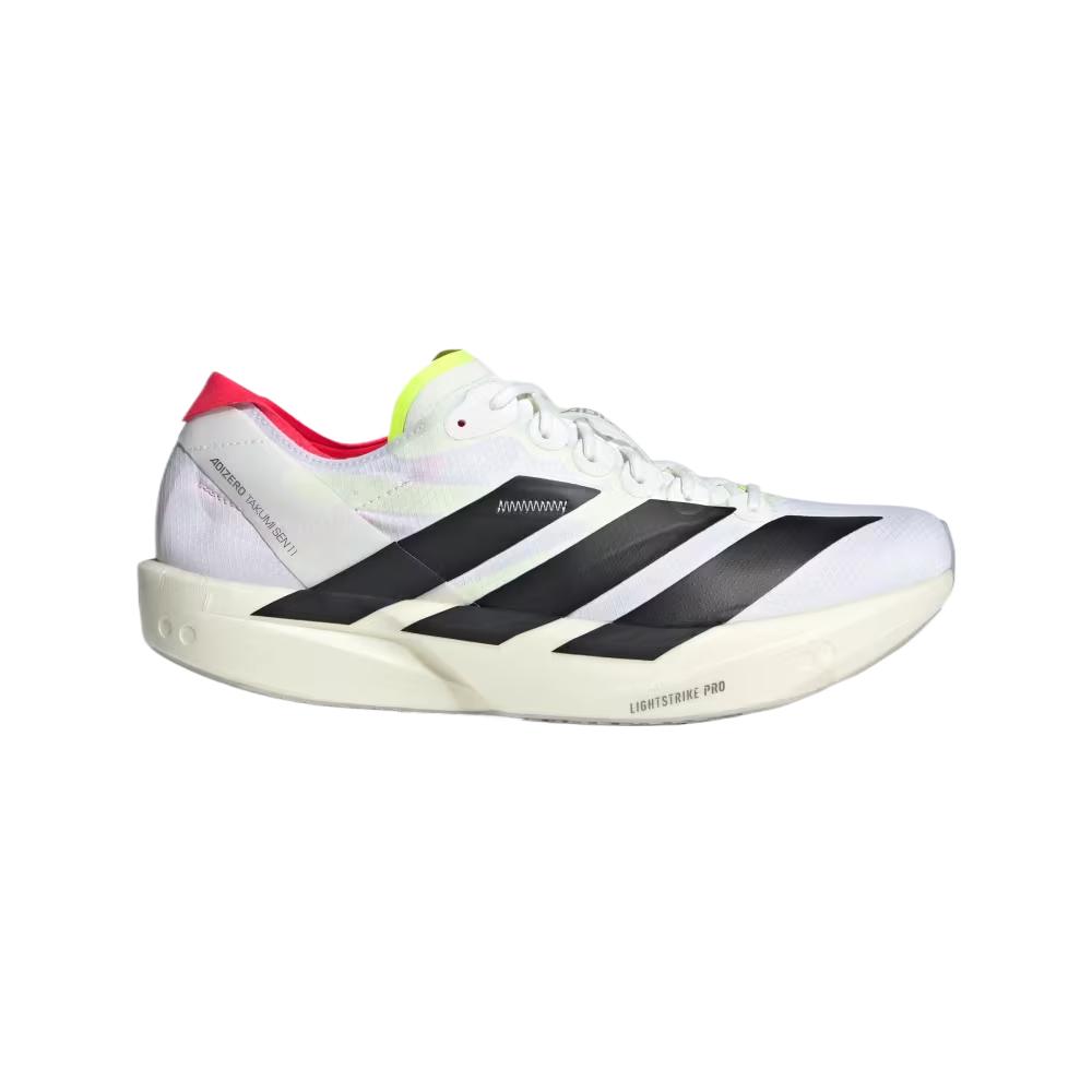 Adidas Adizero Takumi Sen 11 Pohodlné Módní Ležérní Všestranné Kožené Nízké Běžecké Boty Pánské Tenisky Bílé JH8659