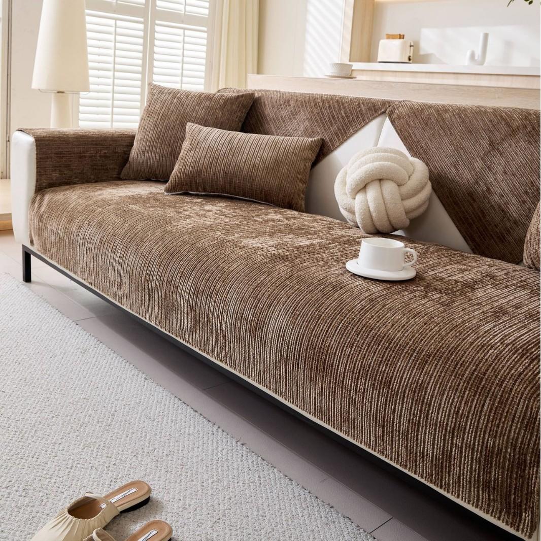

New Chenier Sofa Cushion, Four-Season Universal Sofa Cover, All-Inclusive Universal Cover, Simple Sofa Cover Cloth Towel Seat Cushion 70*70cm