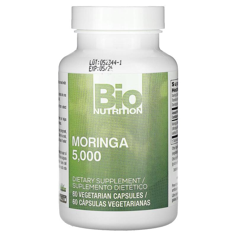 Moringa, 5,000 Mg, 60 Vegetarian Capsules