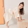 Horu Shi Summer V-neck Mid-length Girl's Casual Thin Cardigan Bathrobe