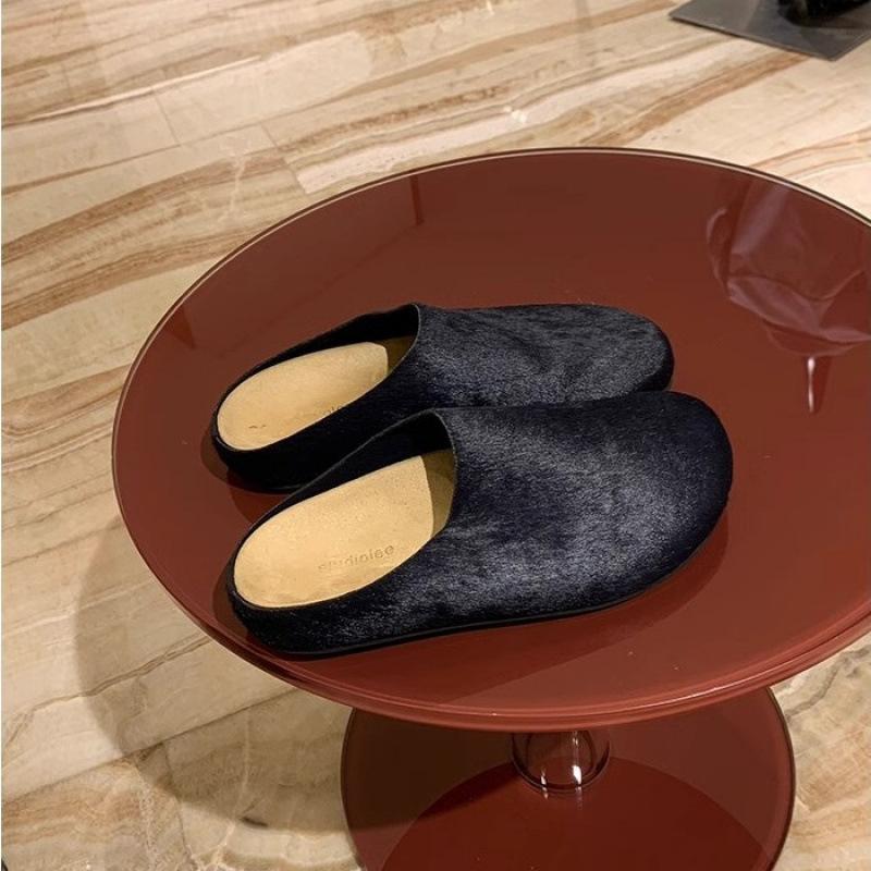 

Shoes row wind lazy one pedal thick sole half drag simple half pack 40