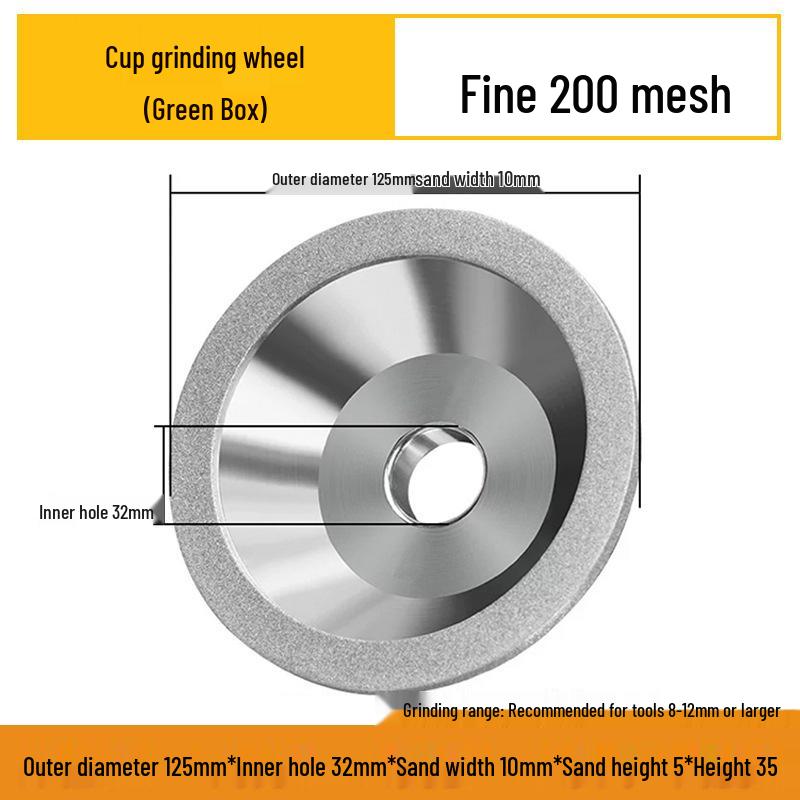Alloy Diamond Grinding Wheel for U2 Grinder - Ideal for Tungsten Steel, Hard Alloy, Ceramic, and CBN.