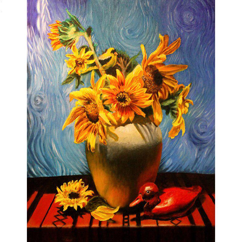 Diamond Painting 5D Fiori - Kit LUHSICE 45x65cm, Perline Tonde, Tela Premium, Strumenti Inclusi - Decorazione Da Parete Fai Da Te