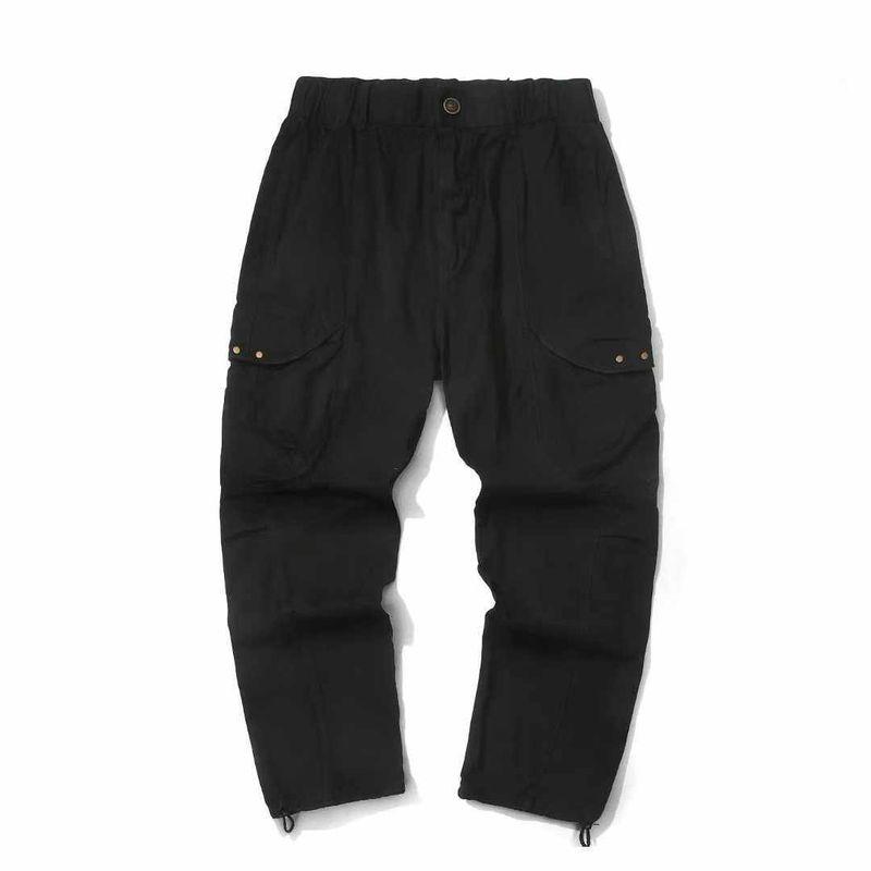 American Retro Heavy-Duty Pure Cotton Work Pants for Men, Spring and Autumn Vintage Pants, Export Men's Casual Long Pants