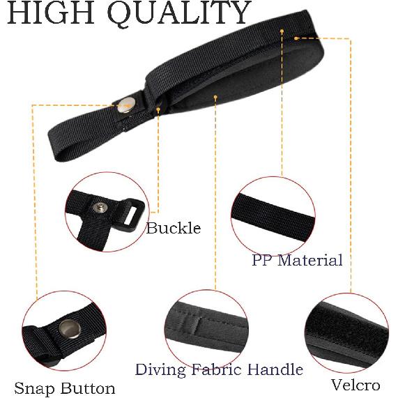 Hands Free Adjustable Wrist Strap,Suitable for Any Dog Leashes with Adopts Design,Soft and Comfortable Diving Fabric Wrist Strap for Retractable Dog