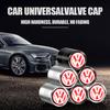 4PCS Car Styling Wheel Tires Stem Valve Caps Metal Dust Covers for Volkswagen Vw Tiguan Jetta Mk6 Scirocco Polo 6R Golf R Touran Mo0