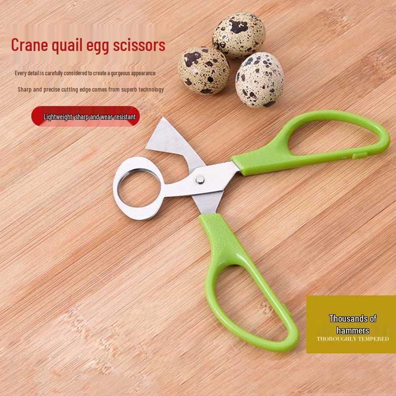 Stainless Steel Quail Egg Scissors | Bird Egg Opener & Cracking Tool | Portable Kitchen Gadget