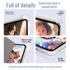 Vivopad 5 Pro 12.1\" Magnetic Tri-Fold Case with Pen Slot - Transparent Frosted Soft Shell