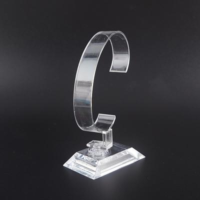 10 cm Plast Armbandsur Displayställ Hållare Rea Visningsfodral Ställ Verktyg Klar Smyckesförpackning Total Höjd Klockdisplayställ