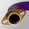 For Suzuki Gixxer gixxer150 gixxer155 sf150 sf155 Motorcycle Exhaust Modify Manifold Stainless 51mm Escape Blue Front Link Pipe